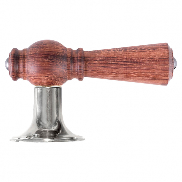 Klamka do drzwi - Chrom i drzewo palisandrowe - OESTERBRO1047