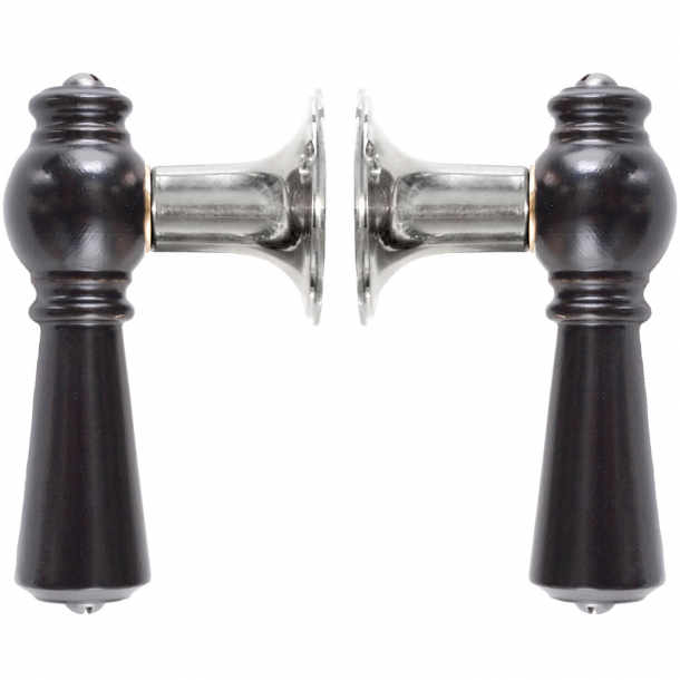 Klamka sterbro - Chrom i czarne drewno - OESTERBRO1029