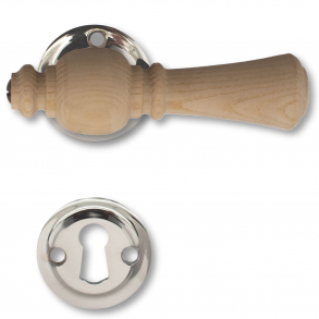 Holztrgriffe - Innenbereich - Blank Nickel, Esche (21040003)