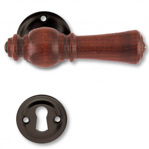 Holztrgriffe, interieur - schwarz lackiert - Palisander - 205216