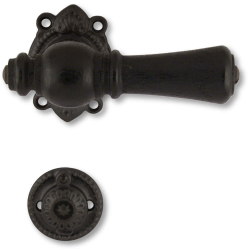 Klamka sterbro - Czarne &#380;elazo i czarne drewno - OESTERBRO1016