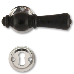 Klamka sterbro - Chrom i czarne drewno - OESTERBRO1029