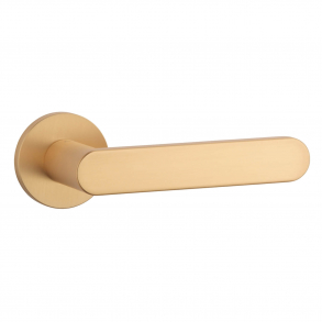 Aprile Door handle - Matt gold - Model Alora R