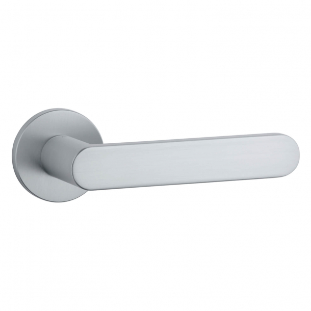 Aprile Door handle - Satin chrome - Model Alora R