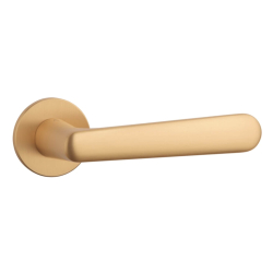 Aprile Door handle - Matt gold - Model Aria