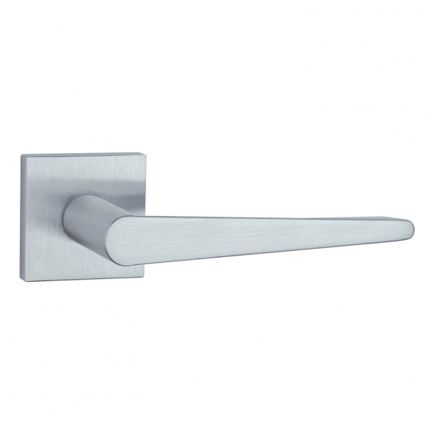 Aprile Door handle - Satin chrome - Model Arnica Q 