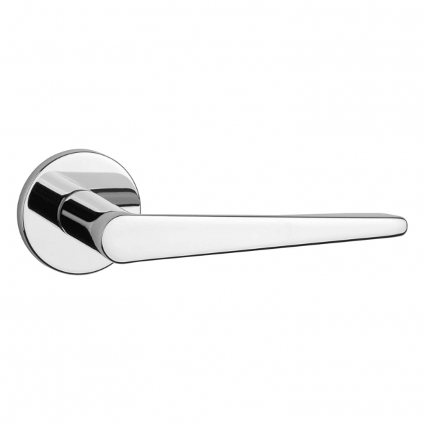 Aprile Door handle - Polished chrome - Model Arnica