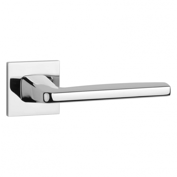 Aprile Door handle - Polished chrome - Model Erba Q
