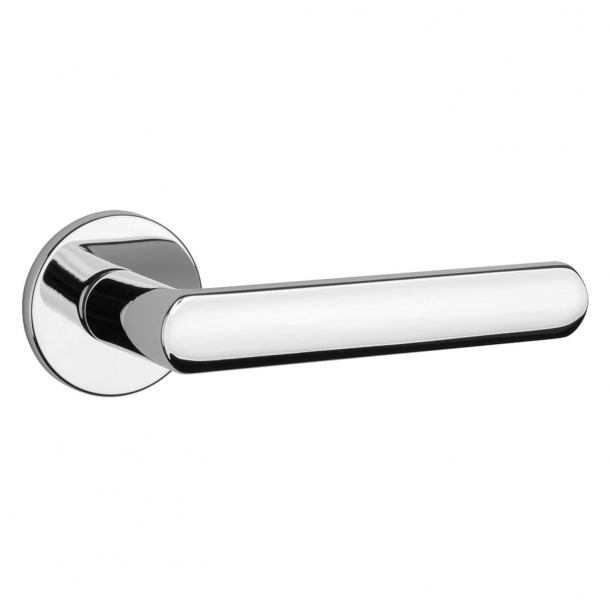 Aprile Door handle - Polished chrome - Model Fragola