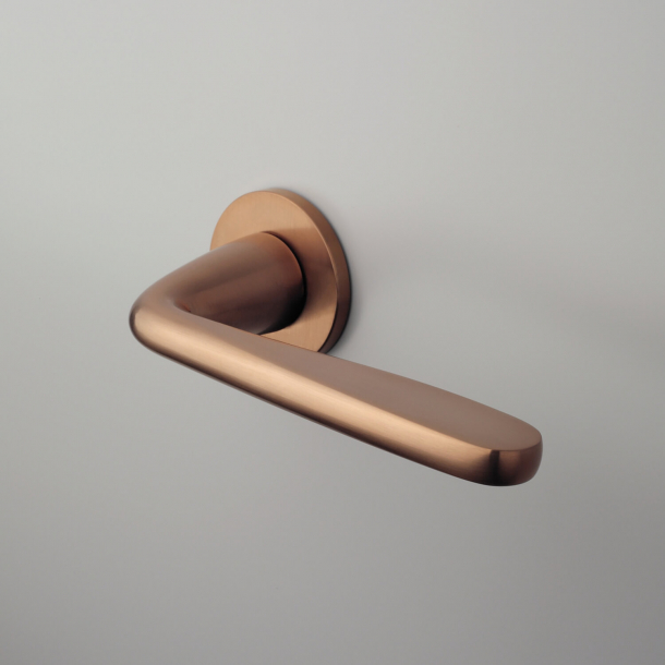 Aprile Door handle - Copper - Model Hiacynta