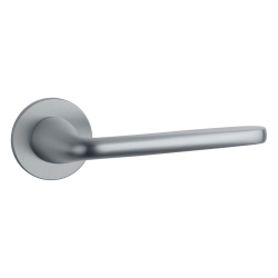 Aprile Door handle - Satin chrome - Model Hiacynta