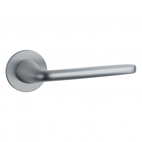Aprile Door handle - Satin chrome - Model Hiacynta