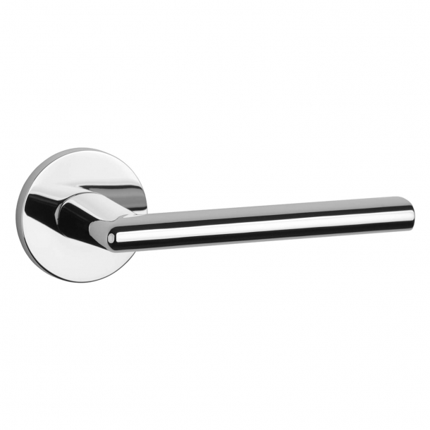 Aprile Door handle - Polished chrome - Model Kalmia