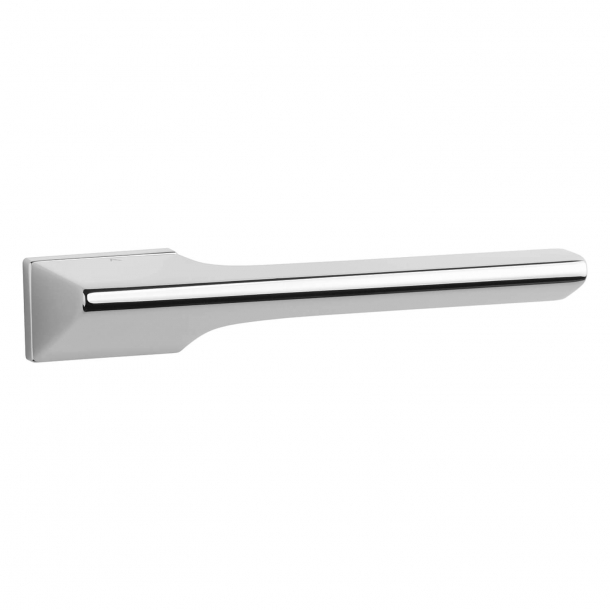 Aprile Door handle - Polished chrome - Model Lupina