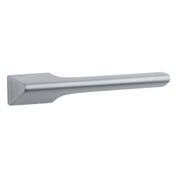 Aprile Door handle - Satin chrome - Model Lupina