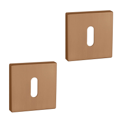 Aprile Key Escutcheon - Copper PVD - Model APRILE Q SLIM - 7 MM