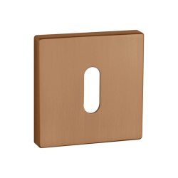 Aprile Key Escutcheon - Copper PVD - Model APRILE Q SLIM - 7 MM