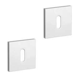 Aprile Key Escutcheon - Polished chrome - Model APRILE Q SUPER SLIM - 5 MM