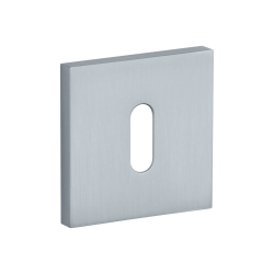 Aprile - Rozeta pod klucz - Satynowy chrom - Model APRILE Q SUPER SLIM - 5 MM