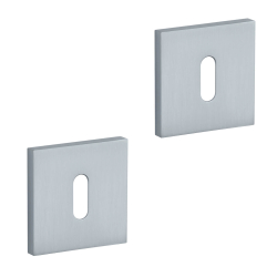 Aprile - Rozeta pod klucz - Satynowy chrom - Model APRILE Q SUPER SLIM - 5 MM