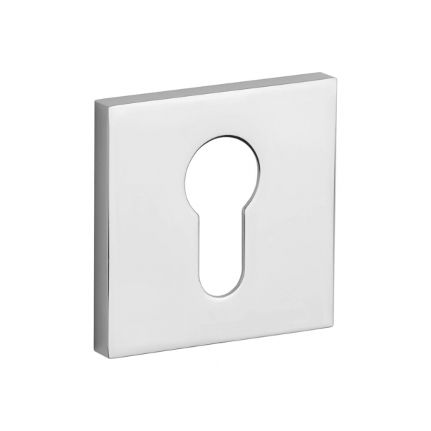 Aprile PZ Cylinder ring - Polished chrome - model APRILE Q SLIM PZ - 7 MM