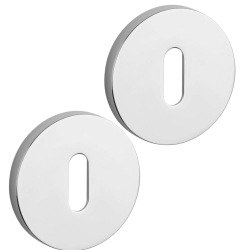 Aprile - Rozeta pod klucz - Polerowany chrom - Model APRILE R SLIM - 5 MM