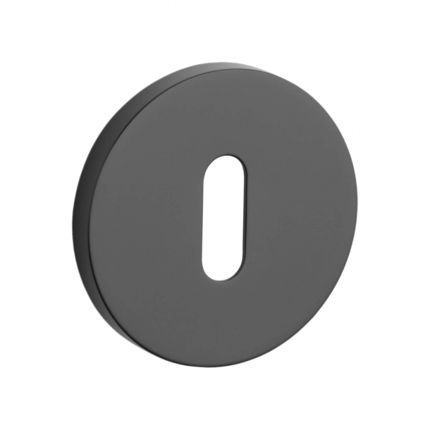 Aprile - Rozeta pod klucz - Czarny - Model APRILE R SLIM - 5 MM