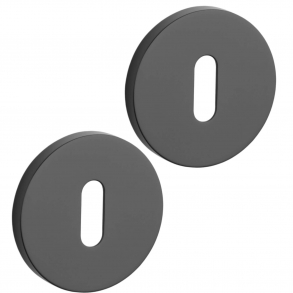 Aprile Schlsselschild - Schwarz - modell APRILE R SLIM - 5 MM