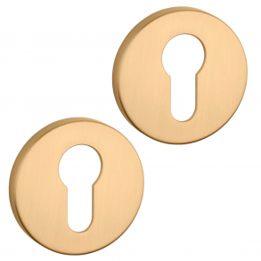 Aprile PZ Cylinder ring - Matt gold - Model APRILE R SLIM PZ - 5 mm