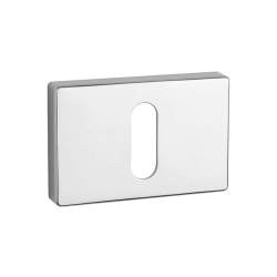 Aprile Key Escutcheon - Polished chrome - Model  APRILE RT SLIM - 7MM