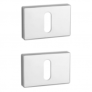 Aprile Key Escutcheon - Polished chrome - Model  APRILE RT SLIM - 7MM