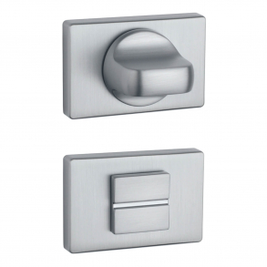 Aprile Privacy lock - Satin chrome - Model APRILE RT SLIM WC - 7MM