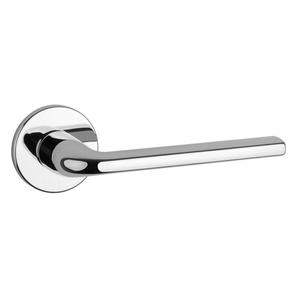 Aprile Door handle - Polished chrome - Model Oleandro