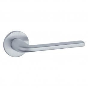 Aprile Door handle - Satin chrome - Model Oleandro