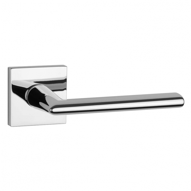 Aprile Door handle - Polished chrome - Model Primula Q