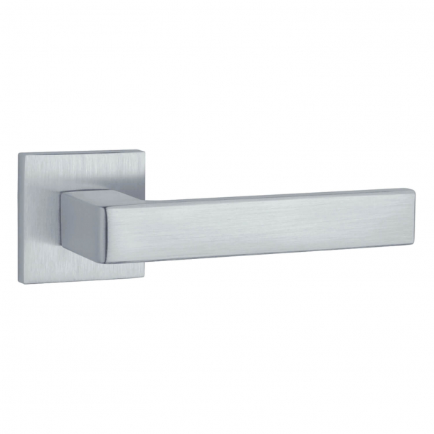 Aprile Door handle - Satin chrome - Model Sulla Q 