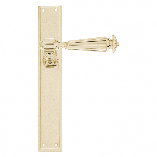 Door handle - Back plate - Interior - Brushed brass - XX Century - model C07810