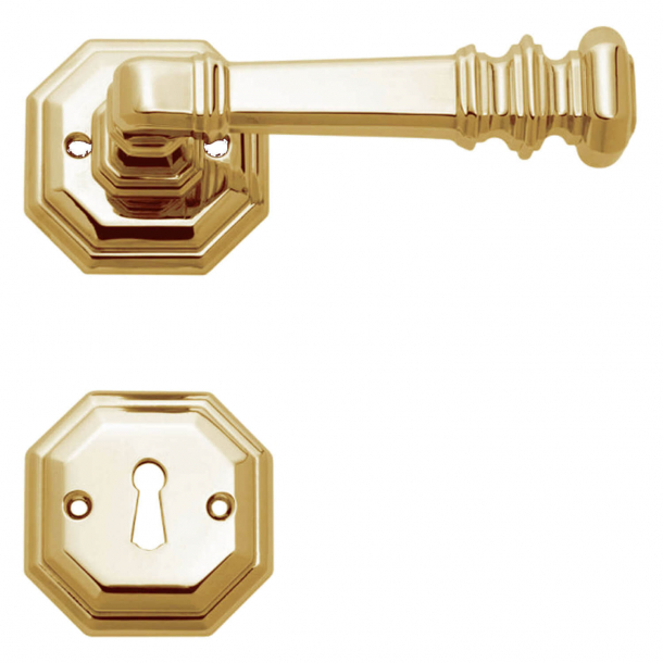 Door handle interior - Brass - Italian - XX Century - C10111