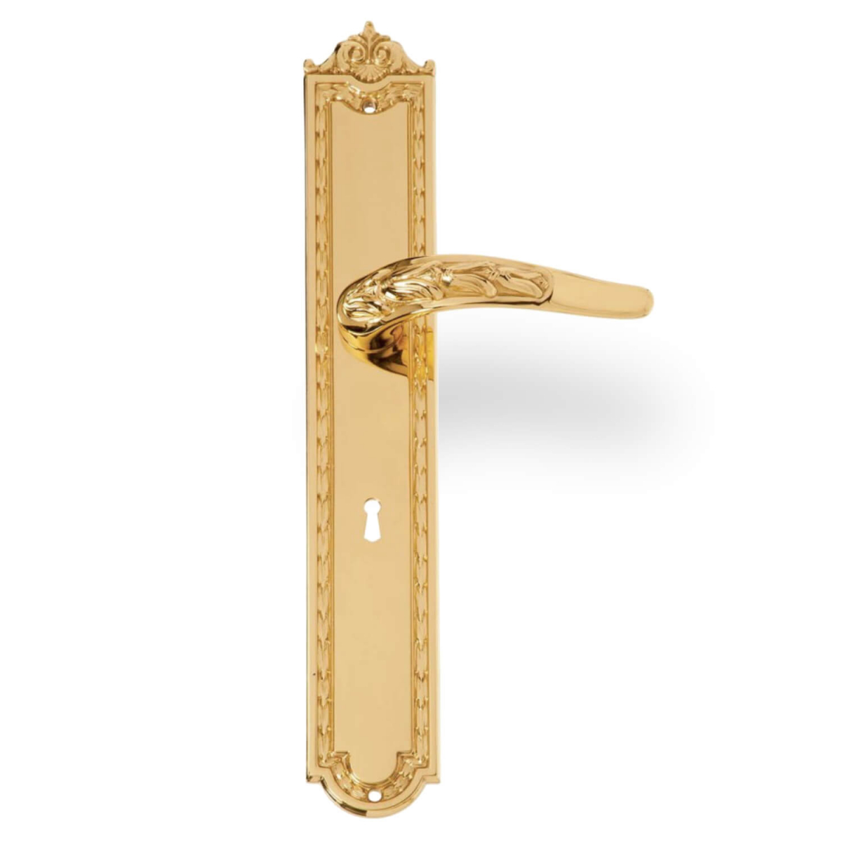 Door Handle Interior Back Plate Brass First Empire Model 8000