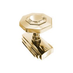 Klamka - 8-k&#261;tna - Mosi&#261;dz bez lakieru - Model C27800