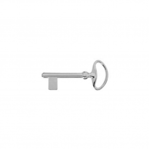 Klucz - mosiądz chromowany - 75 mm - styl XX wieku - model C54500