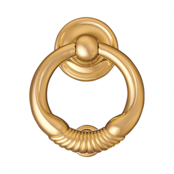 Door knocker, Ring 700, Brass, 125 mm (700-125)