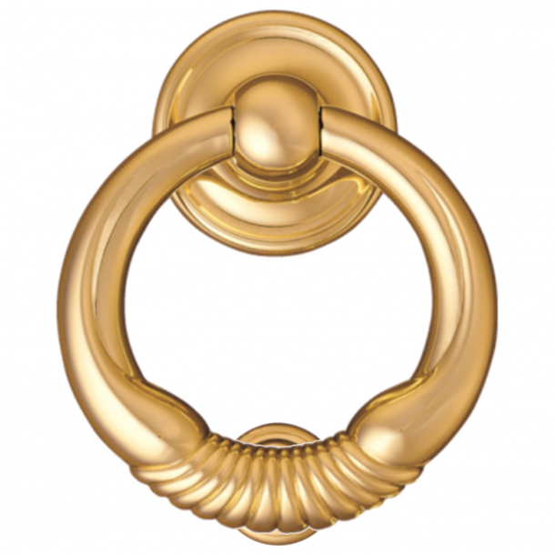 Door knocker, Ring 700, Brass, 150 mm (700-150)