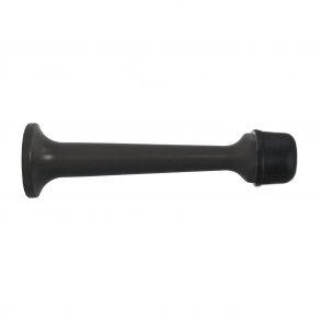  Door stop 1147 - Browned Brass - Black tip - 78 mm