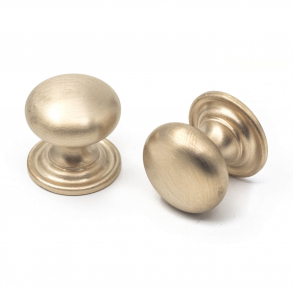 Uchwyt meblowy - Mosiądz szczotkowany bez lakieru - model Omporro 158 - 30 mm