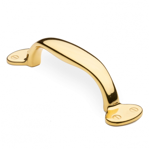 Furniture Handles 451 - Brass without lacquer - 96 mm