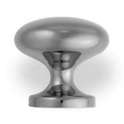 Centre door knob, Model 181-70, Chrome - 73 mm