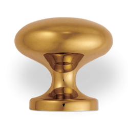 Centre door knob, Model 181-70, Brass - 73 mm