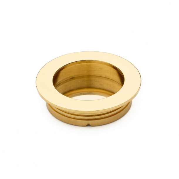 Sliding door bowl - Brass without lacquer - 40x35x10mm