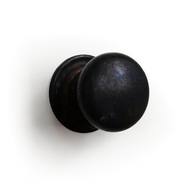 Furniture Button 158 - Browned Brass - 30 mm